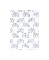 Hudson Baby Cotton Flannel Burp Cloths 12-Pack Bundle, Safari Friends, One Size