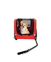 Outdoor Heavy Duty Foldable Utility Pet Stroller Dog Carriers Bicycle Trailer