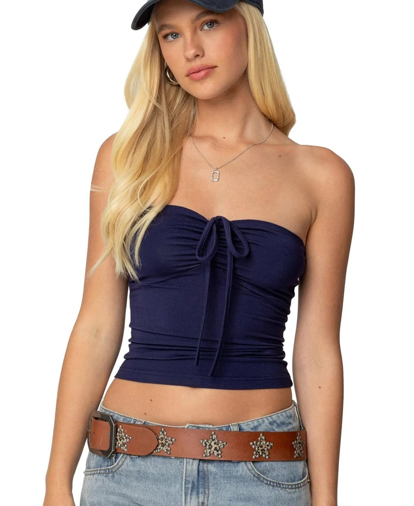 Edikted Womens Annelise Strapless Top