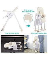 Baby Convertible High Chair with Wheels