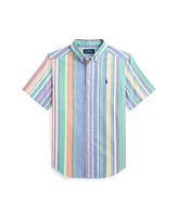 Polo Ralph Lauren Big Boys Striped Oxford Short-Sleeve Shirt