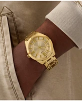Guess Men's Analog Gold-Tone Stainless Steel Watch