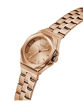 Guess Women's Analog Rose Gold-Tone Stainless Steel Watch, 34mm