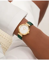 Guess Women's Analog Genuine Leather Watch