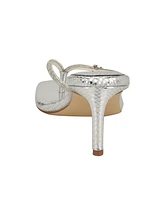 Guess Women's Mayan Rhinestone Thong Kitten Heel Sandals