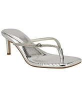 Guess Women's Mayan Rhinestone Thong Kitten Heel Sandals