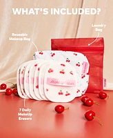 MakeUp Eraser 8-Pc. Cherry Crush Makeup-Removing Cloth Set