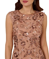 Adrianna Papell Women's Embellished Sleeveless Dress