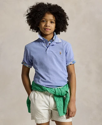Polo Ralph Lauren Big Boys Oxford Mesh Polo Shirt
