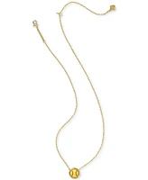 Kendra Scott 14k Gold-Plated Magnesite Softball 19" Pendant Necklace