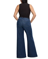 Good American Women's Waist Palazzo Jeans