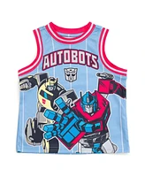 Transformers Mesh Jersey Athletic Tank Top and Basketball Shorts Outfit Set