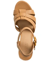 Lauren Ralph Women's Soffia Ankle-Strap Slingback Dress Sandals