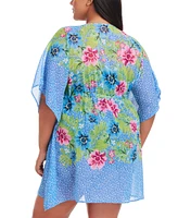 Bleu by Rod Beattie Plus Lets Get Away Drawstring Caftan