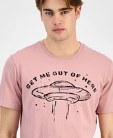 Sun + Stone Men's Space Regular-Fit Graphic T-Shirt, Exclusively at Macy's