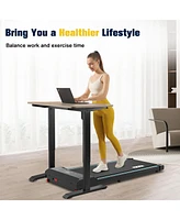 Redliro Walking Pad Under Desk Treadmill 265LBS 2.25HP Running Machine for Home Office, Black