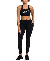 Reebok Women's Lux Pocket High-Rise Ankle Leggings