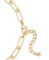 On 34th Gold-Tone Mixed Stone Multi-Charm Pendant Necklace, 20" + 2" extender, Exclusively at Macy's