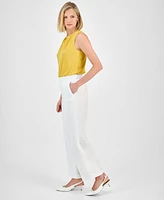 Kasper Women's Linen-Blend Pants