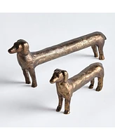 Connley Dogs Sculptures Set Decorative Objects of 2