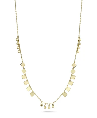 Rachel Zoe Fine Jewelry 14K Gold Multi Charm Necklace