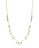 Rachel Zoe Fine Jewelry 14K Gold Multi Charm Necklace