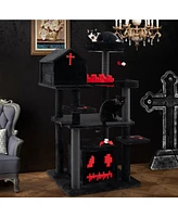Gothic Cat Tree Stylish & Spooky Multi-Level Tower for Cats