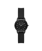 Skechers Women's Anaheim Three-Hand, Black Alloy Watch