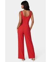 bebe Women's Corset Jumpsuit