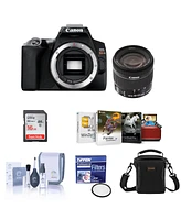 Canon Canon Eos Rebel SL3 Dslr Camera with 18-55mm Lens (Black), Accessary Bundle kit, Lowepro Camera Bag + 16GB Sd Card + Corel Mac Software Kit + 58