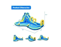 Inflatable Water Slide Kids Bounce House Fun Outdoor Playset for Summer Play