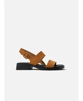 Camper Dana Nubuck Leather Sandals