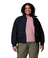 Columbia Plus Paracutie Cropped Cargo Windbreaker Jacket