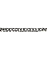 Laundry by Shelli Segal Silver Tone Chunky Chain Necklace with Pave Stones