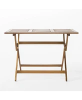 Acacia Folding Dining Table for Outdoor Entertaining