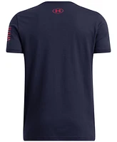 Under Armour Big Boys Freedom Stacked Graphic T-Shirt