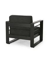 Classic Mid-Century Modern Outdoor Lounge Chair