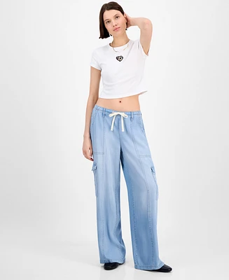 Celebrity Pink Juniors' Pull-On Cargo Jeans