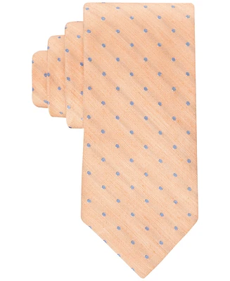 Tommy Hilfiger Men's Linen Dot Tie