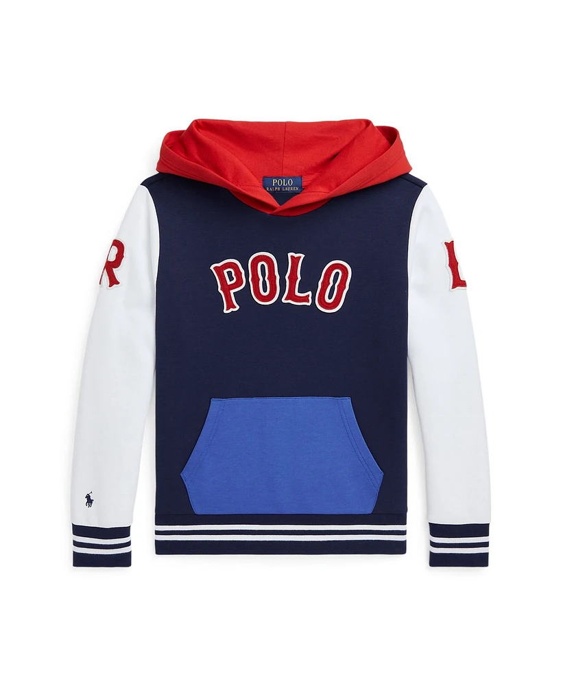 Polo Ralph Lauren Big Boys Baseball-Logo Double-Knit Hoodie