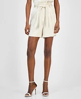 Anne Klein Women's Paper Bag Waist Shorts