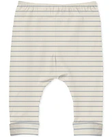 Disney Baby Boys 3-Pc. Stitch Stripe Bodysuit, Pants & Hat Set