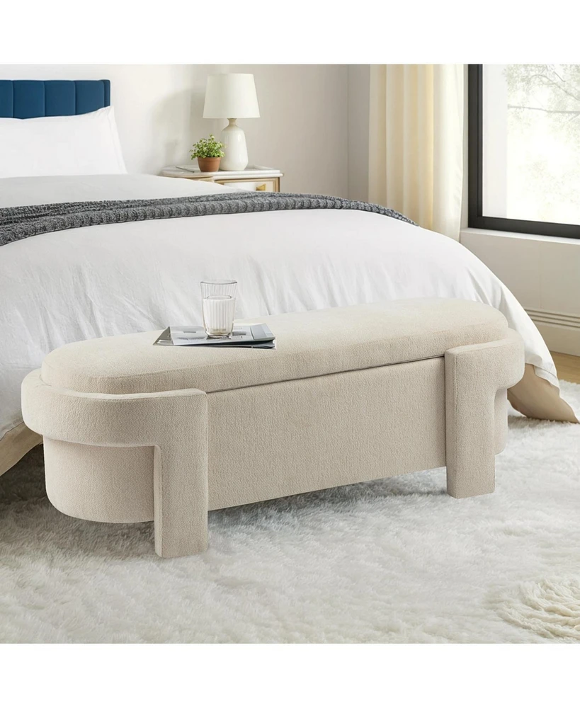 Large Versatile Storage Ottoman Bench: Spacious, Durable, and Stylish for Any Room