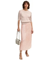 Boss by Hugo Women's Crinkle Plisse Skirt