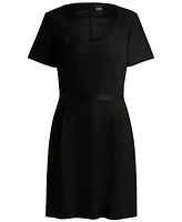 Boss by Hugo Women's Ribbon Detail Slim-Fit Dress