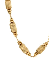 2028 Gold-Tone Textured Collar Necklace