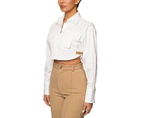 Ivory Close To You Collared Top