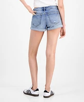 Celebrity Pink Juniors' Mid-Rise Cuffed Shorts