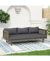 Acacia Wood Daybed: Durable, Water-Resistant