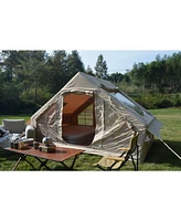 Inflatable Camping Tent: Easy 4-Season Glamping, Waterproof, Windproof, for 4-6 Persons